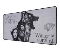 Subsonic Tapis de Souris XXL - sous-Main, Tapis de Bureau Game of Thrones 90x40 cm - Surface Lisse Optimisée Capteurs, Base Antidérapante, Bords Cousus