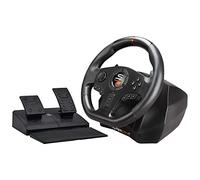Subsonic - Volant de Course Superdrive SV710 avec Pédalier, Palettes de Vitesses et Vibrations - Compatible PC - Programmable pour tous les jeux