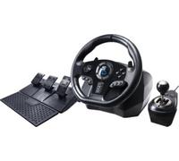 Subsonic Volant de course GS850-X – Volant 28 cm 270° + levier, pédalier, palettes – Noir