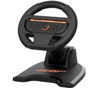Subsonic - Volant de course Pro Kart Racer pour Nintendo Switch/Switch 2, compatible Joy-Con, noir