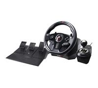Subsonic Volant de course GS850-X – Volant 28 cm 270° + levier, pédalier, palettes – Noir