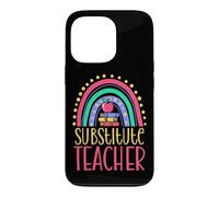 Substitute Teacher Bohemian Rainbow Sain Esthétique Coque pour iPhone 13 Pro