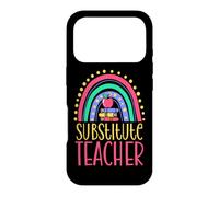 Substitute Teacher Bohemian Rainbow Sain Esthétique Coque pour iPhone 17 Pro