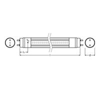 Ampoule LED G13 T8 600mm 8W 900lm 6500K ST8E-0,6M 8W/865 ENTRY EM 4058075817951 ledvance 4058075817951