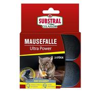 Substral Celaflor Ultra Power Lot de 2 pièges à souris robustes, réutilisables, élimination hygiénique, efficaces, finition solide, vert