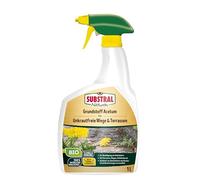 Substral Naturen Acetum Spray de base 1 l, aide à éliminer les mauvaises herbes sur les chemins, terrasses ou allées à la maison, vert