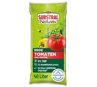 Substral Terreau pour tomates et légumes 40 l sans tourbe avec engrais | La composition spécialement adaptée favorise la croissance et la formation des fruits. Pour les tomates et toutes les plantes