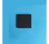 Substrat en céramique de carbure de silicium 100 x 100 mm for la dissipation thermique en recherche scientifique, 1 pièce(Thickness: 5mm)