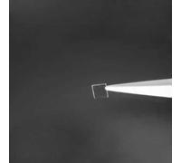 Substrat monocristallin d'oxyde de magnésium de qualité supérieure, plaquette MgO, polie sur 1 côté, idéale for une utilisation en recherche avancée, 1 pièce(10 * 10 * 0.5mm)