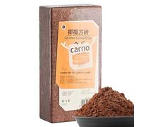 Substrat Naturel en Fibre de Coco pour Reptiles - Brique de Coco Comprimée | Litière de Terrarium Biologique | Litière sans Tourbe et à pH Équilibré pour Tortues et Bernard-L'hėrmite