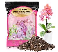 Substrat Premium pour Orchidées GOTVUGE 4L - Mélange d'Écorce et Perlite - Drainage Amélioré, Aération Optimale et Ventilation des Racines pour Rempotage