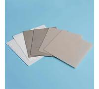 Substrats céramiques en zircone/nitrure d'aluminium/nitrure de silicium, personnalisables, for l'électronique et les applications industrielles.((ZrO2) 100x100x1mm)