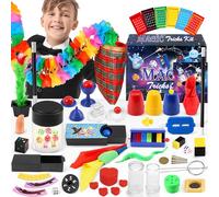 Subtail Kit de Magie - 70+ Tours de Magie Enfant - Coffret de Magie Enfant avec Baguette | Instructions pour Garçons Filles Débutants - Cadeaux Jeux Enfant 6 7 8 9 10 11 12 Ans