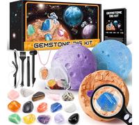 Subtail Pierre Precieuse - Experiences Scientifiques Enfants - Coffret Pierres et Cristaux - ActivitéS Scientifiques Stem Pierres PréCieuses pour Enfants - Cadeaux de Pâques pour Garçons et Filles