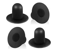 SUBTAVIK Lot de 4 Bouchons de Piscine, Bouchons muraux de Rechange pour Piscine, Pompe de Filtre de Piscine, passoire, Bouchon de Trou Compatible avec Intex et Bestway (Noir, Long)