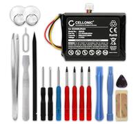 subtel 1x Batterie pour GPS/Navigation Compatible avec Tomtom One XL, One 3rd Edition, One XL Europe, Edinburgh - (800mAh, 3.7V) + kit d'outils 17pcs