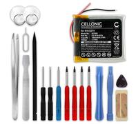 subtel 1x Batterie pour Lecteur mp3 Compatible avec Apple iPod Shuffle 2 Gen. - A1204, 616-0274 - (100mAh, 3.7V) + kit d'outils