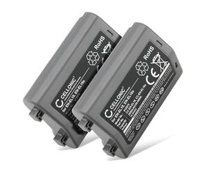 subtel 2X Batterie Compatible avec Nikon D850, D5, D800, D810, D4, EN-EL18 | 2600mAh, 10.8V, Lithium Ion pour Nikon D4s, D800E, D810A, D810E, Digital SLR D800, MB-D17, EN-EL18a