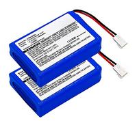 subtel 2X Batterie pour Terminal de paiement/TPE Compatible avec CTMS Eurodetector, 1ICP62/34/48 1S1P - (1000mAh, 7.4V)