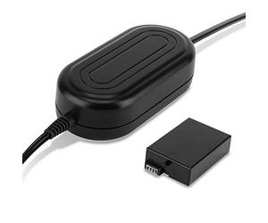 subtel Alimentation + Coupleur DC accumulateur factice Appareil Photo ACK-E8 (CA-PS700 + DR-E8) Compatible avec DC Coupler, Accu Dummy ca. 3m Charge Timelapse