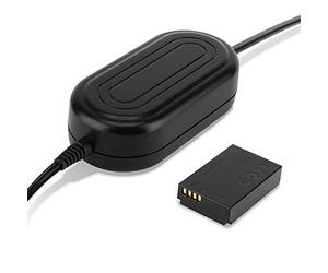 subtel Alimentation Secteur ACK-E15 (CA-PS700, DR-E15) Appareil Photo Compatible avec Canon EOS 100D EOS Rebel SL1 PowerShot SX70 HS Adaptateur, Coupleur accumulateur factice DC Coupler, Accu Dummy