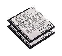 subtel, Batterie pour Caméra, Compatible avec Casio Exilim EX-Z20, NP-60, EX-Z80, EX-Z90 (3.7V, 720mAh) 2 Pièces