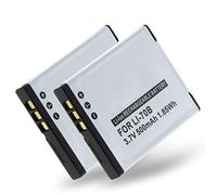 subtel, Batterie pour Caméra, Compatible avec Olympus VG-130, LI-70B, VG-120, VG-160, VG-110 (3.7V, 500mAh) 2 Pièces