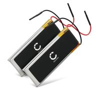 subtel, Batterie pour Casque Compatible avec Cardo Scala Rider Q2, Scala Rider Freecom 2, Scala Rider Teamset Pro (400mAh, 3.7V) 2X Batterie de Remplacement 09D29,H452050,BAT00008