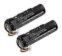 subtel, Batterie pour Casque Compatible avec Garmin Astro DC40, Astro DC20, Astro DC30 (3400mAh, 3.7V) 2X Batterie de Remplacement 010-10806-20