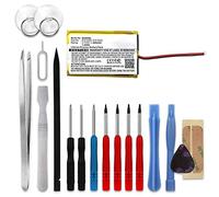 subtel, Batterie pour Lecteur MP3 Compatible avec Apple iPod Nano 1 Gen. - A1137, MA005LL/A (3.7V, 400mAh) + Kit d'outils