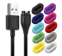 subtel Câble de données Smartwatch Connector vers USB A charge rapide compatible avec Garmin Fenix 8, 7, Forerunner 255, 55, Vivoactive 5, Venu 3 - (1m, Noir)