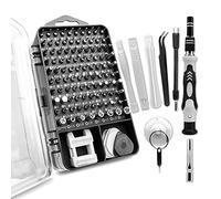 subtel Coffret tournevis 122 pièces - avec 98 embouts de précisions et accessoires : Allen, Torx, cruciforme, triangle, carré, Y... - Kit de réparation téléphone, batterie, ordinateur