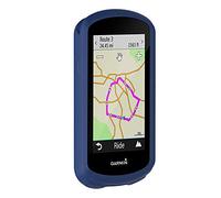 subtel - Coque de Protection Silicone Bleu pour GPS de vélo Garmin Edge 1030 / Edge 1030 Plus - Cover Bumper pour système de Navigation Qui Fonctionne avec Support vélo, Moto et Auto