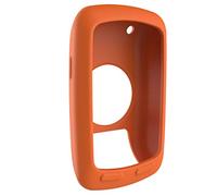 subtel - Coque de protection Silicone orange pour GPS de vélo Garmin Edge 800 Edge 810 & Edge Touring Touring Plus Cover Bumper pour système de navigation qui fonctionne avec support vélo moto et auto
