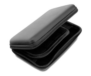 subtel Étui Protecteur et Compartiment de Cartes de Jeu Compatible avec Nintendo 3DS, 3DS XL, DS, DS Lite, DSi, DSi XL, New 2DS XL, New 3DS, New 3DS XL, Analogue Pocket - Housse Robuste en Noir