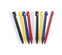 subtel - Pack de 10x Stylets pour Compatible avec Nintendo DSi - Stylet Tactile Haute précision pour Jouer à Vos Jeux vidéo sans rayer l'écran Couleur Rouge, Jaune, Blanc, Bleu, Noir