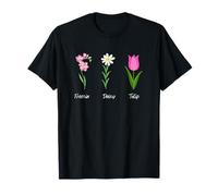 Subtile Anti-Trump Fleur Freesia Marguerite Tulipe T-Shirt