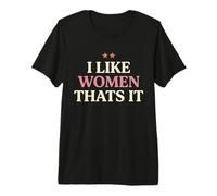 Subtile Lesbian Pride Soft Saphique Everyday WLW Visibilité T-Shirt Haut de Gamme