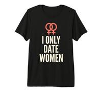 Subtile Lesbian Pride Soft Saphique Everyday WLW Visibilité T-Shirt Haut de Gamme