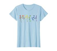 Subtle Flowers Pride LGBT Fleurs sauvages Rainbow Gay Lesbian T-Shirt