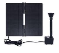 SUBTLETY 20W Fontaine Solaire de Jardin Kit de Pompe à Mini étangs Pompes de Fontaine Incluant Panneau Solaire & 5 Effets de Pulvérisation pour Bassin Bain d'oiseaux Flottant et Piscine