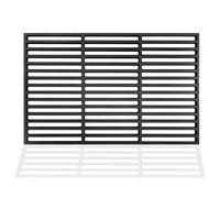 SUBTLETY 42x28cm Ensemble de Grille à Charbon de Bois en Fonte Universelles émaillées Grilles de Cuisson Barbecue et Fumoir 10mm d'épaisseur Massive Planchas aux Barbecues Gaz/Bois/Cheminées