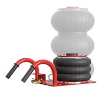 SUBTLETY Cric pneumatique 3T Air Jack avec triple sac de 150 à 400 mm et poignée incurvée pour SUV, camion, voiture