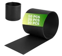 SUBTLETY Lot de 10 bandes brise-vue en PVC rigide pour panneaux à double fil - 250 x 19 cm - Film décoratif - Clôture à double fil - Brise-vue et protection contre le vent - Clôture de jardin pour