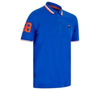 Subverse Cotton Pique Polo Shirt in Jet Blue - Tokyo Laundry - L
