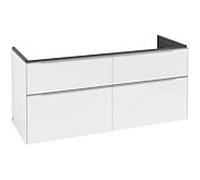 Villeroy und Boch Subway 3. 1930 C56800VE 127,2x56,6x47,8cm, sans LED / poignée aluminium brillant, blanc brillant
