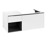 Villeroy und Boch Subway 3. 1930 C57101VF 100,1x42,25x51,6cm, sans LED / poignée Volcano noir, blanc pur