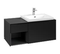 Villeroy und Boch Subway 3. 1930 C57101VL 100,1x42,25x51,6cm, sans LED / poignée Volcano black, Volcano black