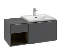 Villeroy und Boch Subway 3. 1930 C57102VR 100,1x42,25x51,6cm, sans LED / poignée monochrome, graphite