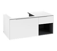 Villeroy und Boch Subway 3. 1930 C57200VF 100,1x42,25x51,6cm, sans LED / poignée aluminium brillant, blanc pur